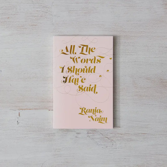 All The Words I Should Have Said - Book