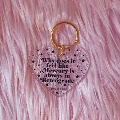 Mercury in Retrograde Keychain