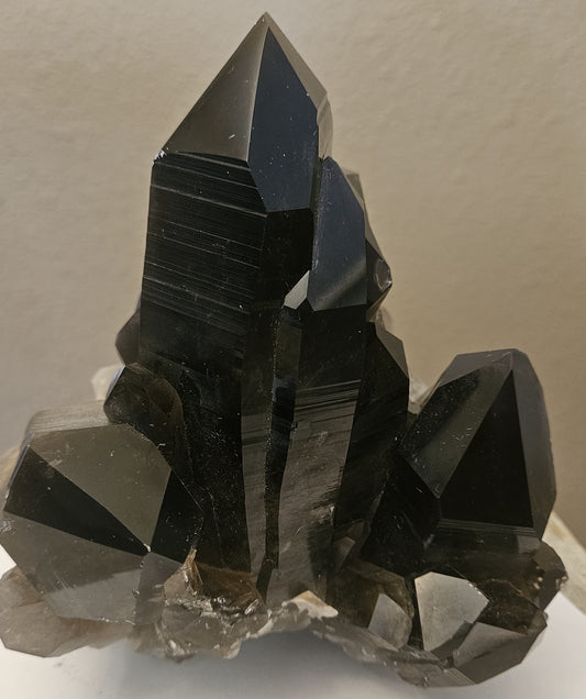 Smoky Quartz 6x6" Cluster