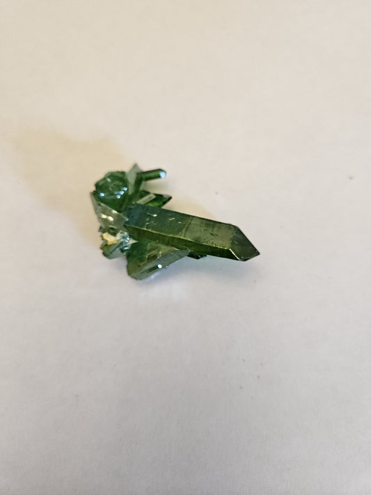 Green Rainbow Titanium Small Aura Quartz