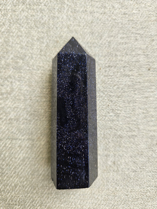 Blue Goldstone 3-4" Tower