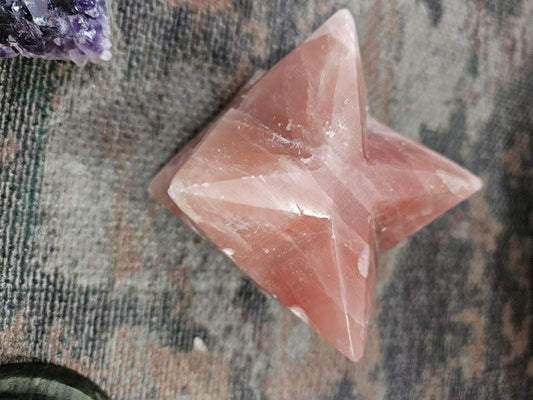 Rose Calcite Star 1/23