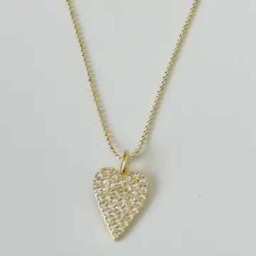 Camelia Heart Necklace