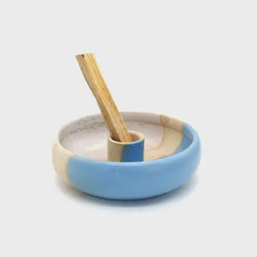Palo Santo Burner (4 in.) - Light Blue