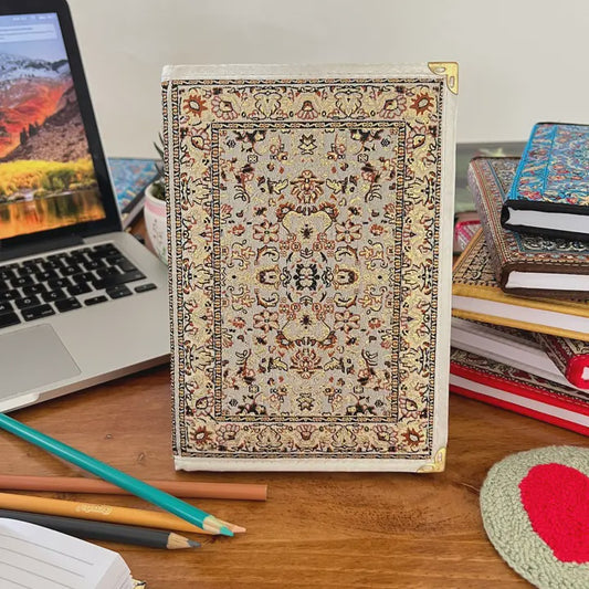 Large Notebook Handmade Beige