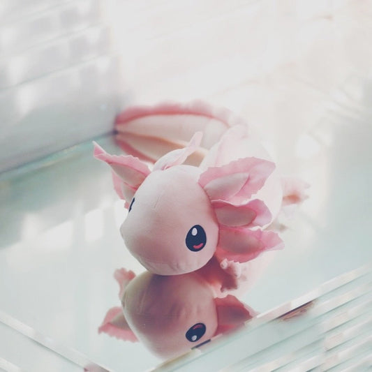 Mini Realistic Axolotl Plush