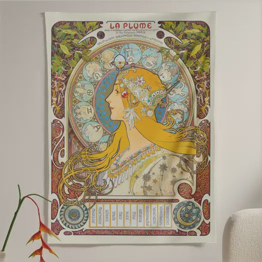 Zodiaque "La Plume" Tapestry