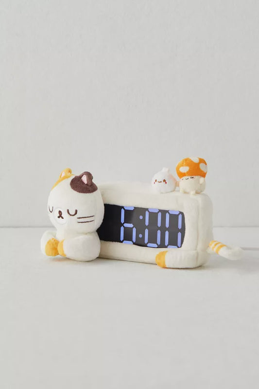 Plushie Cat Clock