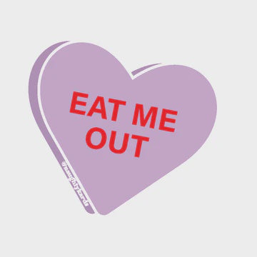 Eat Me Out Naughty Sticker