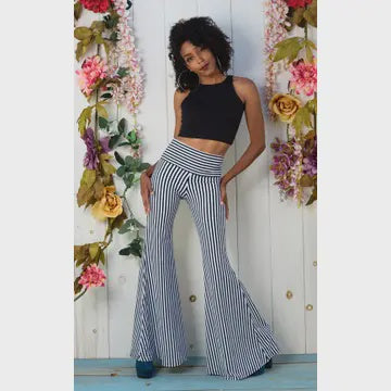Warrior Within - Circus Stripe Bamboo Bell Pants