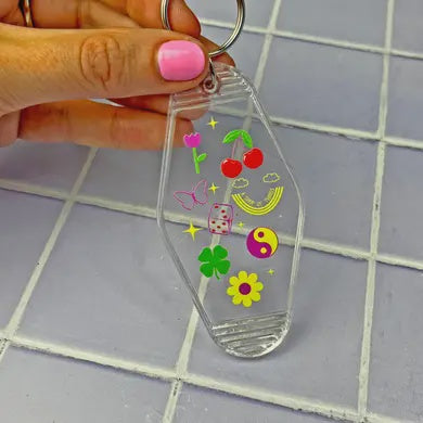 Lucky Charm Motel Keychain