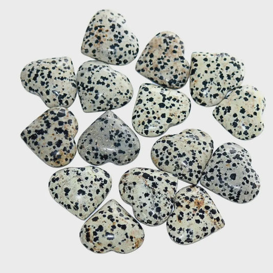 Crystal Heart - Dalmatian Jasper