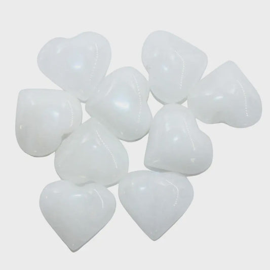 Crystal Heart - Snow Quartz