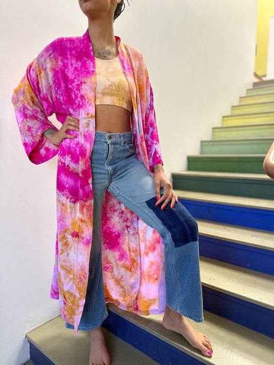 Kimono Inspired Dream Robe Duster