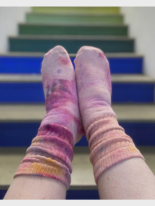 Organic Cotton Socks in Wildflower