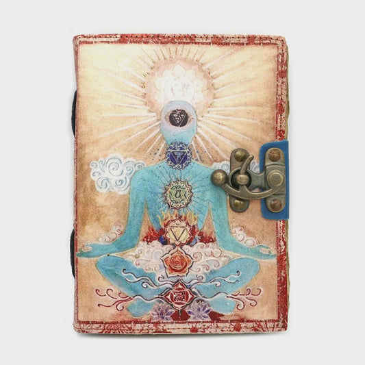 Serenity Oasis Blank Leather Journal (5 X 7 in.)