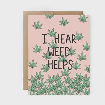 Weed Helps Card
