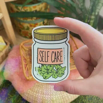 Sticker Self Care Jar