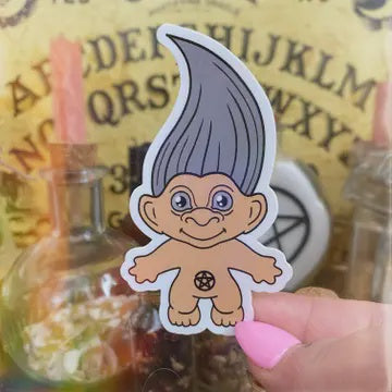 Sticker Troll Doll Witchy