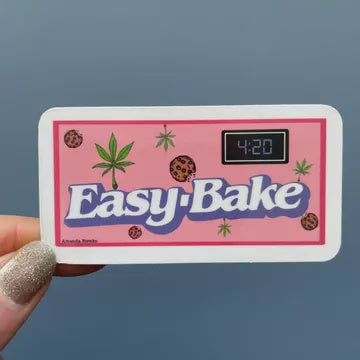 Easy Bake Oven 90's Toy 420 Weed Sticker