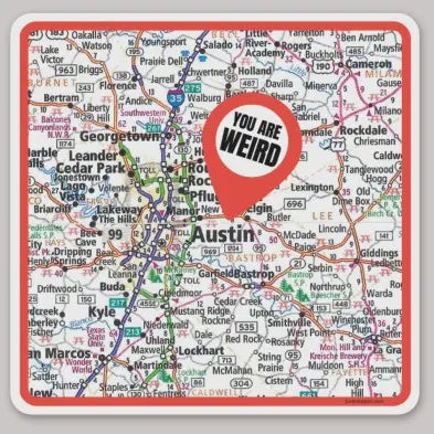 You Are Weird Sticker