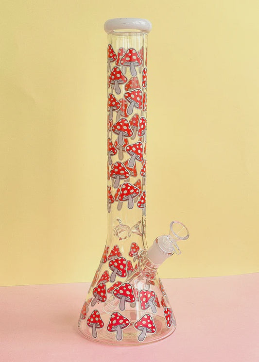 16" Mushroom Bong (Glow in the dark)