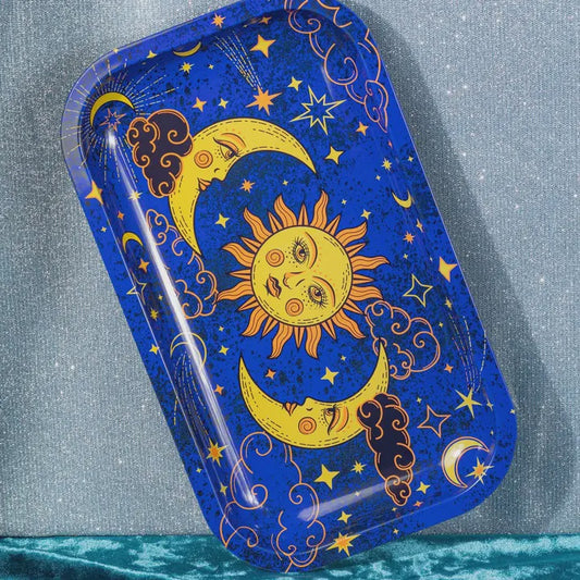 90's Celestial Rolling Tray