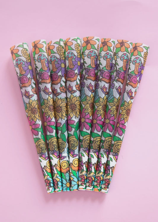 Floral Critter Cones ( 8-pack)