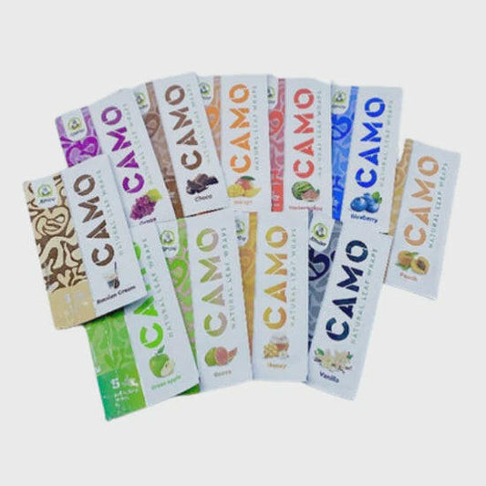 Camo Natural Leaf Wraps 5pk