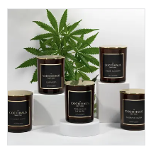 Cannabis Candle