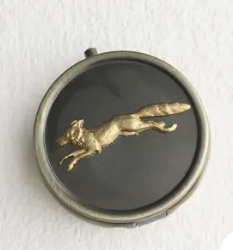 Bronze Pillbox - Fox
