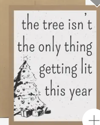 Plantable Greeting Card / Getting Lit This Year