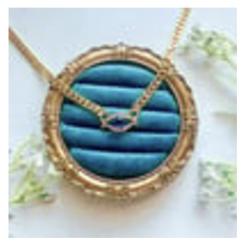 Evil Eye Curb Chain Necklace