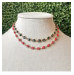 Protective Evil Eye Necklace - Blk