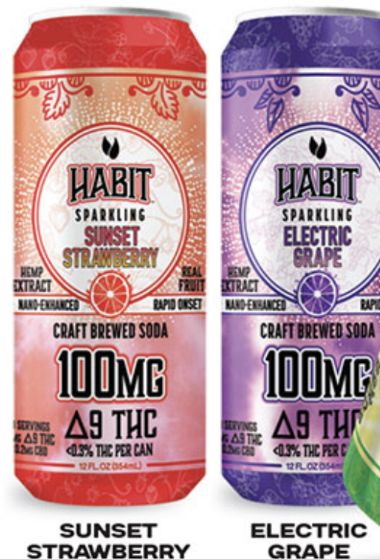 Sparkling Cooler Soda / 100mg