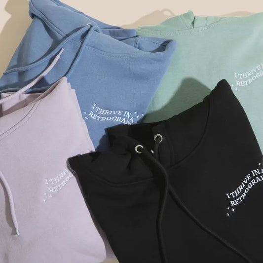 I Thrive in a Retrograde Unisex Kangaroo Pocket Hoodie