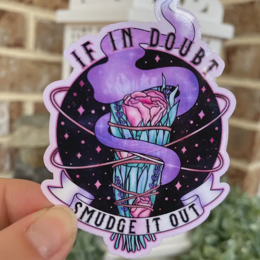 Pastel Goth Witch Aesthetic Sage Sticker - Weather Proof