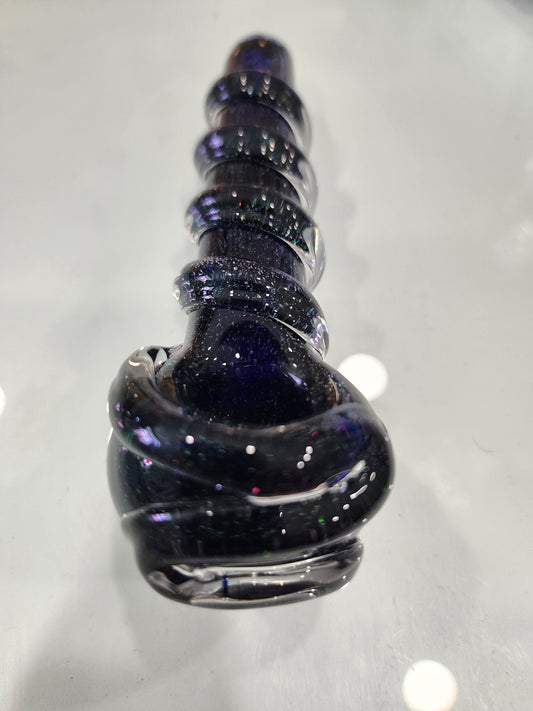 B Genius fumed cobalt spiral spoon