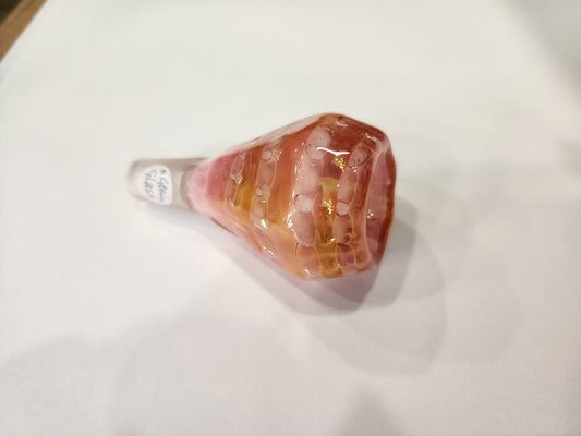 B Genius 14 mm faceted spun fume push bowl