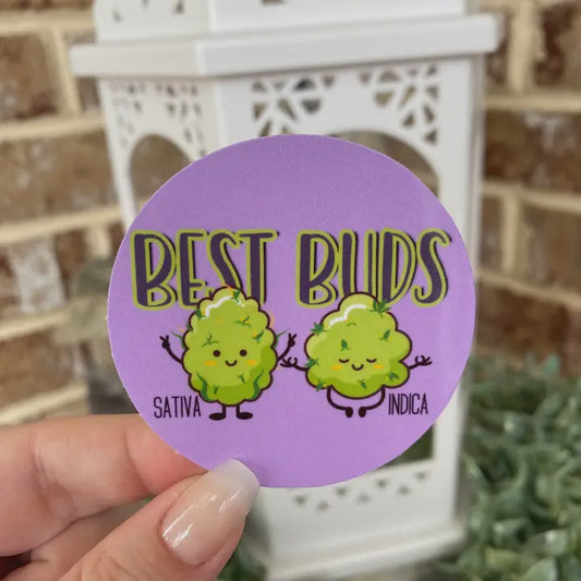 Best Buds 420 Weed Sticker - Weather Proof - Stoner Sticker