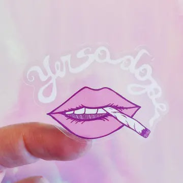 Yer So Dope Clear Sticker