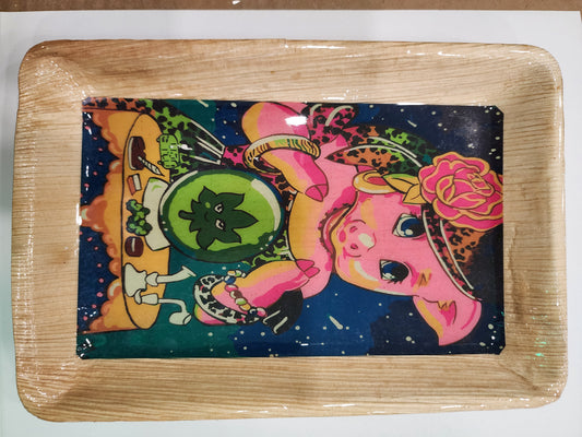 Breanna the Legend palm leaf tray - Lisa Dank