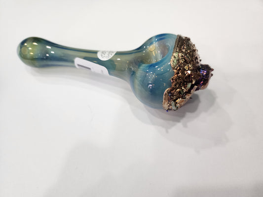 Bubsy Glass fumed color spoon with bismuth