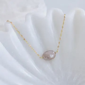 Chocolate Moonstone Necklace