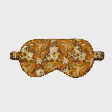 Laurel Canyon Leaf Silk Sleep Mask
