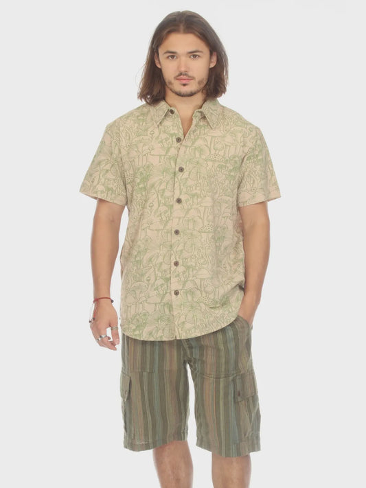 Mushroom Button Down Shirt