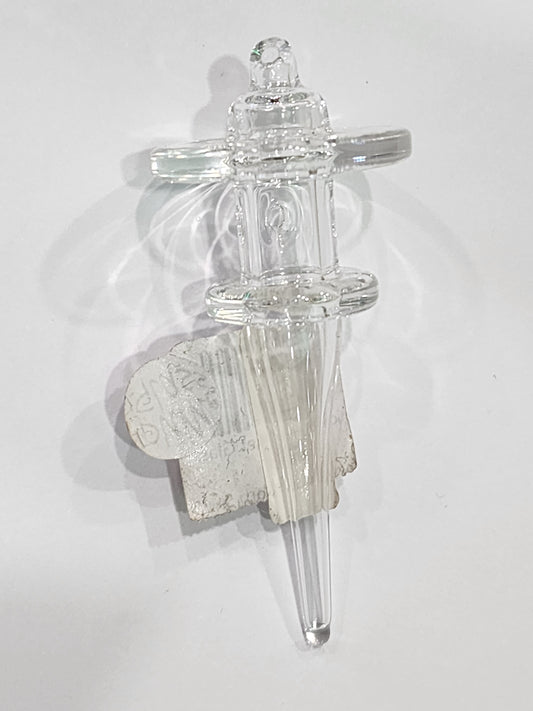 Dume Glass dabber w directional carb cap