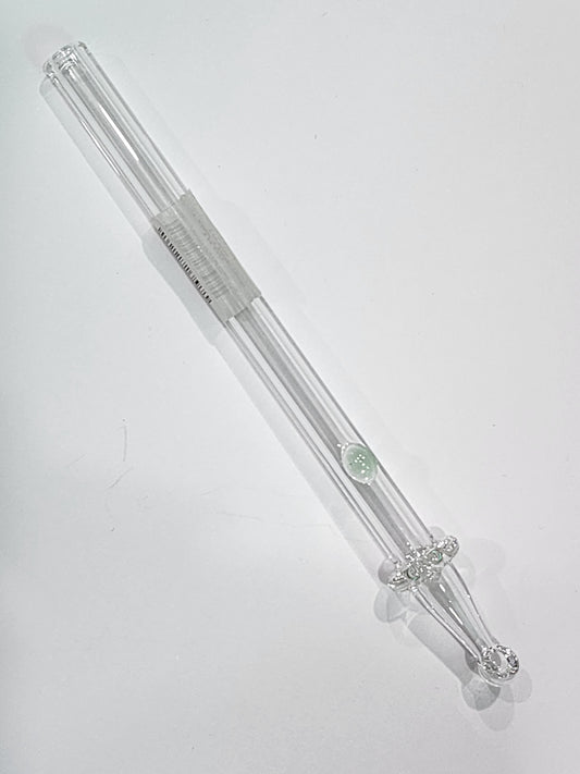 Dume Glass clear honeystraw w side scoop