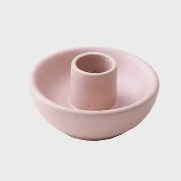 Ceramic Palo Santo Burner Bowl - Pastel Pink