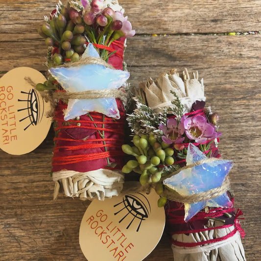 Go Little Rockstar Ritual Sage Bundle + Opalite Star